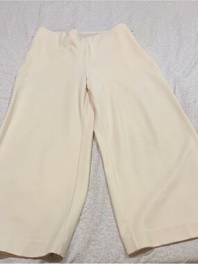 Chico's Cream Wide-Leg Palazzo Pants